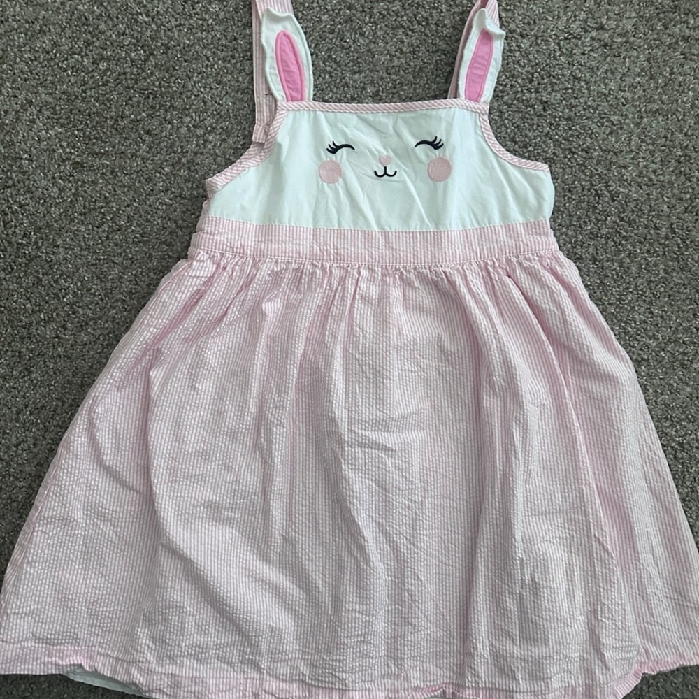 Gymboree Pink and White Striped Dress